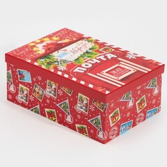 Коробка одиночная, Прямоугольник, «Почта», 22*13,5*8см, 1 шт.