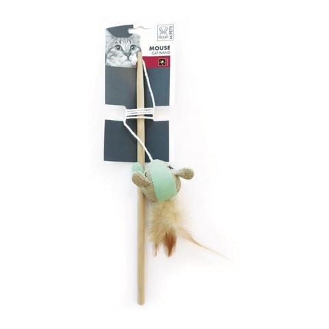 Mpets Игрушка-дразнилка для кошек NATURA мышь 35 см