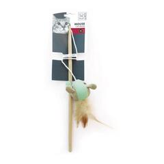 Mpets Игрушка-дразнилка для кошек NATURA мышь 35 см