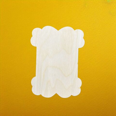 Бирка №3 ( под кружево) 14*10,5см  фанера