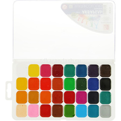 Краски акварельные 32 цвета 