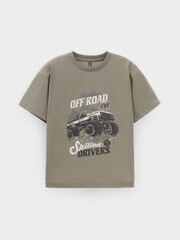 фуфайка  для мальчика  КР 302779/темно-оливковый к652