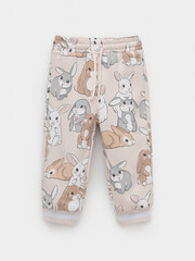 брюки  для девочки  КР 400883/бежевый 0403 Н086 к657