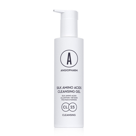 ANGIOPHARM ГЕЛЬ ДЛЯ УМЫВАНИЯ С АМИНОКИСЛОТАМИ ШЕЛКА, 200 мл. | SILK AMINO ACIDS CLEANSING GEL