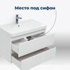 Aquanet 362540 Тумба Вега 50 (Ирис T) 2 ящ. цв. белый глянец (362540)