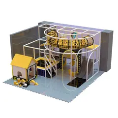 Детский игровой лабиринт «Жёлтый городок» 50 м²