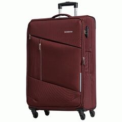 Чемодан Redmond тканевый облегченный большой XL Коричневый NF05L28 77х46х30(+3) см с расширением
