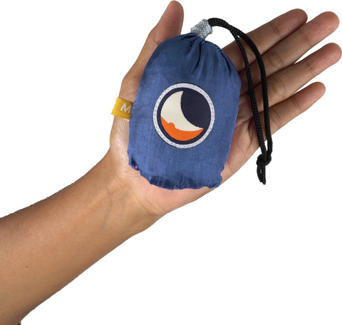 Картинка сумка складная Ticket to the Moon eco bag medium Royal Blue-Purple - 2