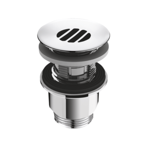 Delabie 611 Донный клапан HYGIENA 1"1/4 , с вогнутой решеткой для аварийного стока