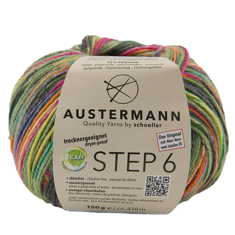 Austermann Step 6-ply Rainbow