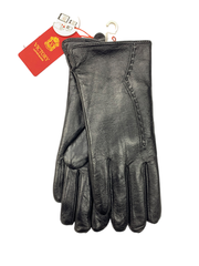 Перчатки. Женские. Материал верха: Кожаные. Подклад: Плюш-флис. В упаковке 5 шт.