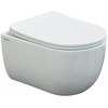 Berges 43344 Комплект : инсталляция NOVUM кнопка F5 Soft Touch черная, унитаз VENTAS Rimless 49 см, сиденье тонкое дюропласт, микролифт, быстросъем