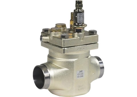 Пилотный клапан ICS3 65 Danfoss 027H6030 стыковой шов