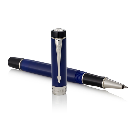 Ручка-роллер Parker Duofold, Blue/Black CT (1947987)