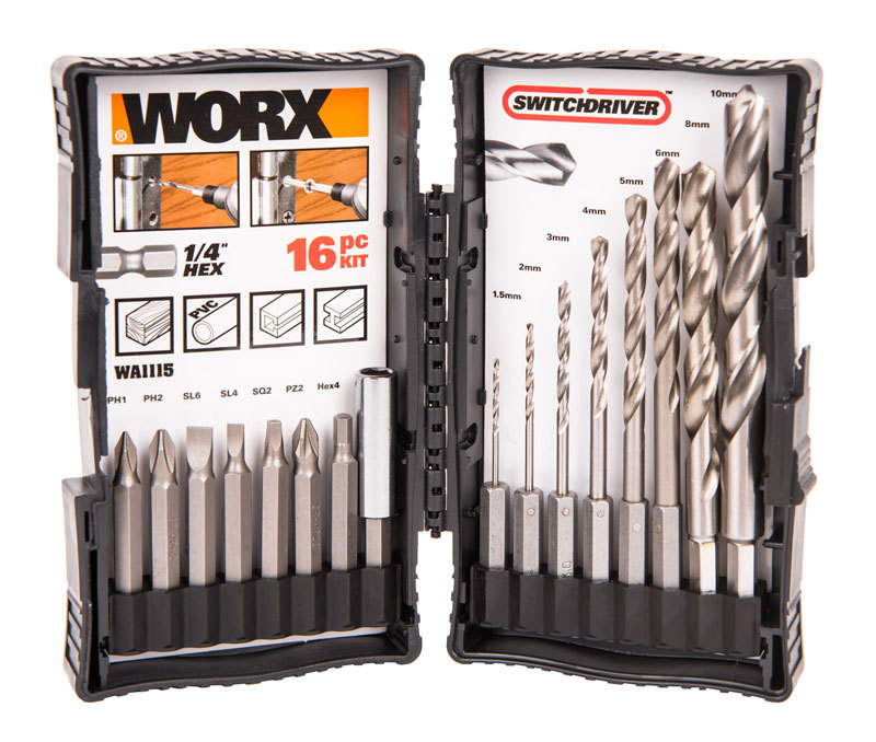 Дрель-шуруповерт аккумуляторная WORX Switchdriver WX176.2, 20В, 2Ач x1, кейс