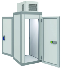 Холодильная камера POLAIR КХН-1,28 MINICELLA МB 2 ДВЕРИ