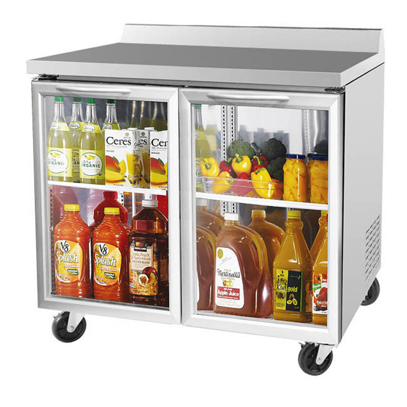 Холодильный стол со стеклянными дверями и бортом CMWR-36L-G Turbo Air