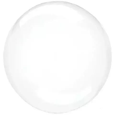 К Deco Bubble (Бабл), 30''/76 см, Прозрачный, Плоский, 1 шт. (В черной упаковке)
