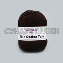 Milk Cotton Yarn 16 шоколад