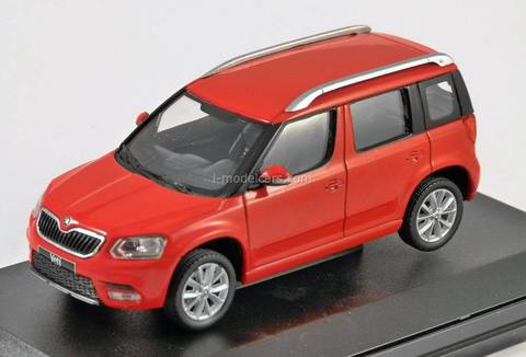 Skoda Yeti 2015 red Corrida Uni Abrex 1:43
