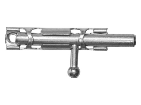 ЗТ-19305 65 мм, покрытие белый цинк, накладная задвижка (37730-65)