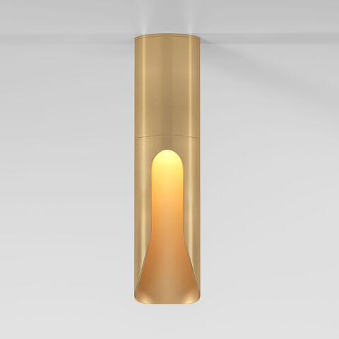 Накладной светодиодный светильник Elektrostandard Apex 25113/LED 7W 3000K латунь