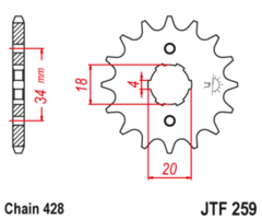 Звезда ведущая JTF259 17