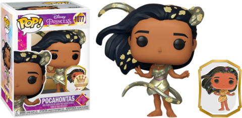 Funko POP! Disney Princess: Pocahontas + PIN (Funko.com Exc) (1077)
