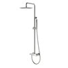Boheme 128-NB Стойка для душа STICK Nikel Brush c ручкой DIAMOND
