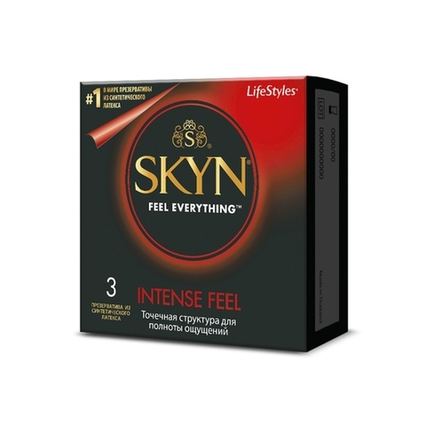 Презервативы SKYN Intense Feel с точечной структурой №3