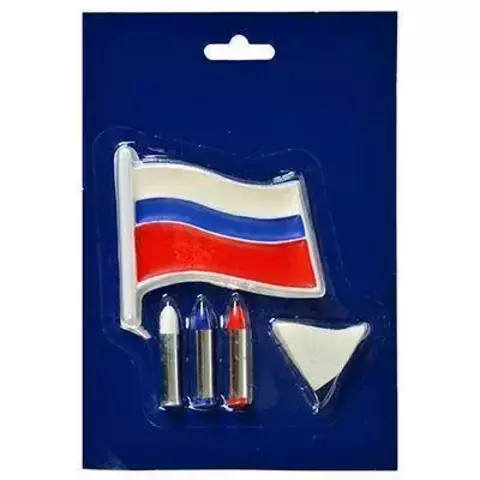 Грим для болельщиков Россия