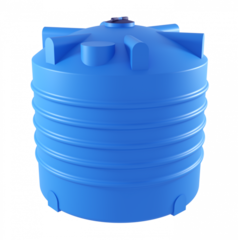 Емкость пищевая вертикальная Мультпласт K-10000 10000 л. вертикальная (2400x2400x2400см;216кг;синий) - арт.555434.10