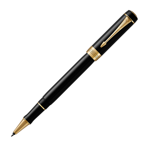 Ручка-роллер Parker Duofold, Black GT (1931385)