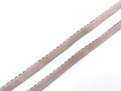 Резинка отделочная серебристый пион 10 мм (цв. 168)