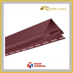 Планка наружный угол Альта Профиль Канада Плюс Премиум Т12 Гранатовый 3м