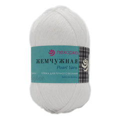 Пряжа Пехорка Жемчужная (001)