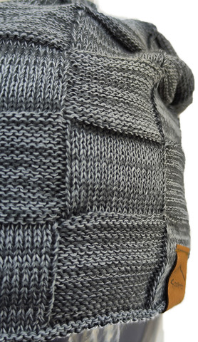 Картинка шапка-бини Skully Wear ZZM-998 10(grey) - 4