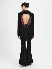 Жакет с открытой спинкой