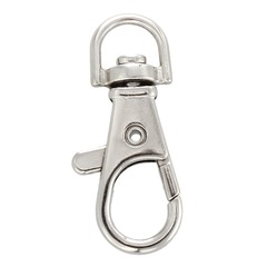 Карабин поворотный, р. 23 мм, никель