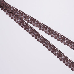 Кружево/Стрейч/К9306  коричневый