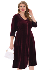 4074В Халат на молнии