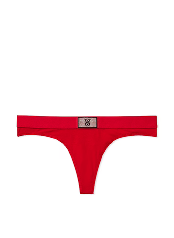 STRETCH COTTON ЛОГО ТАНГА СО СТРАЗАМИ