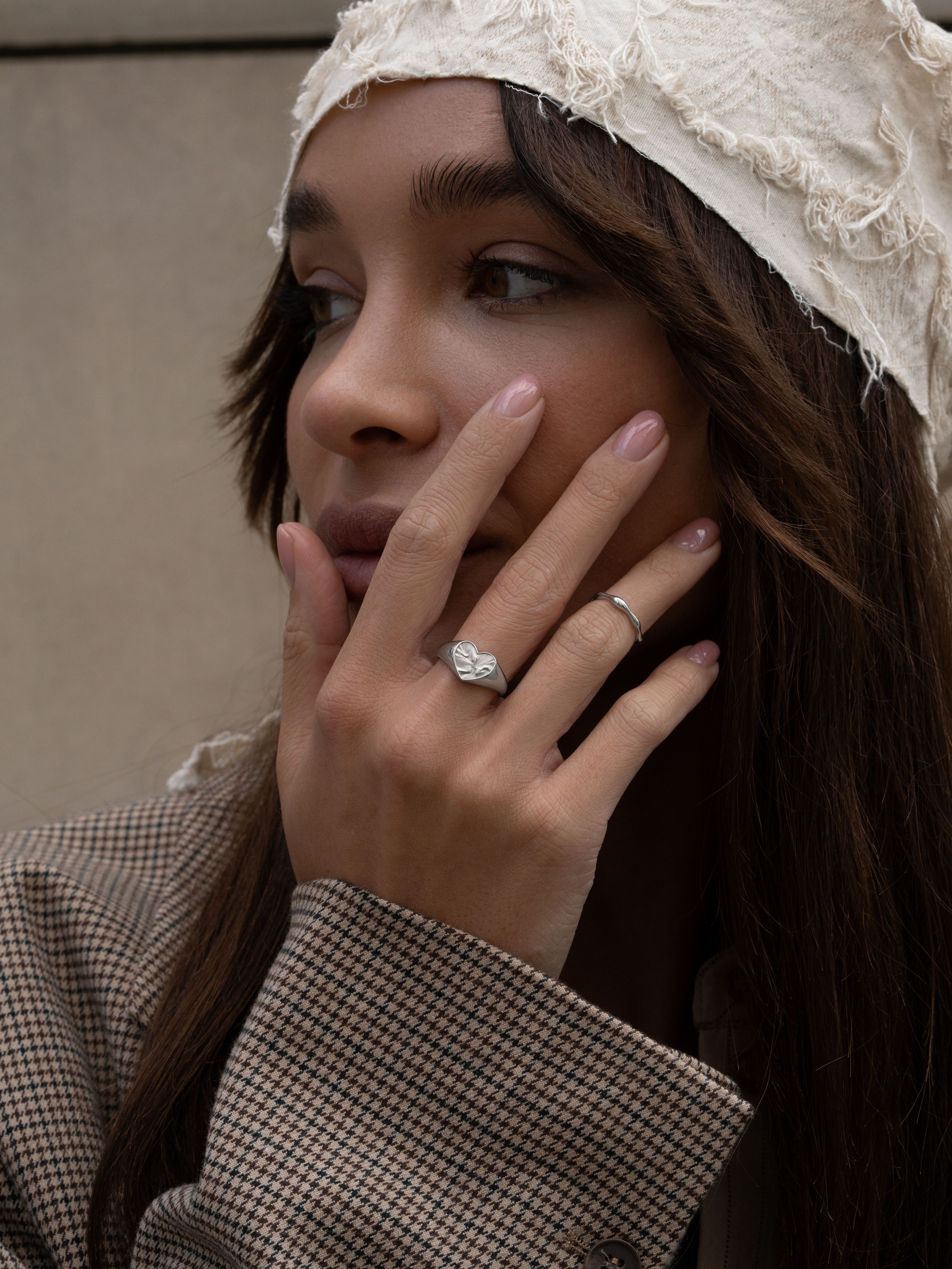 Кольцо на фалангу Лава