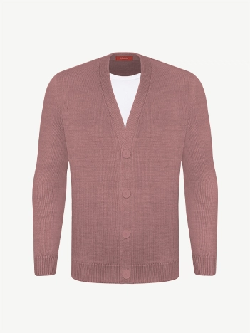 Кардиган с пуговицами из мягкой шерсти
