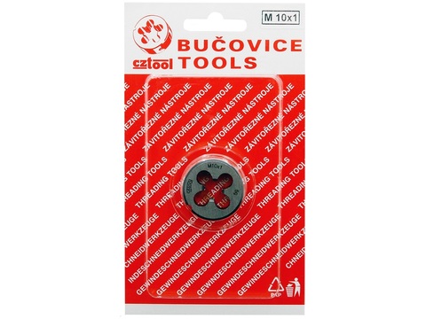 Плашка М10х1,0 DINEN22568 115CrV3 6g 30х11мм Bucovice(CzTool) 210102