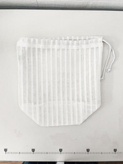 Мешочек льняной без отделки на завязках MI-96-214-30 | 30х30х15 см