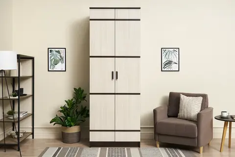 Шкаф двухстворчатый без зеркал Сакура венге / лоредо