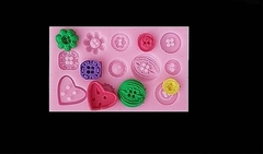 Силиконовый молд Пуговицы