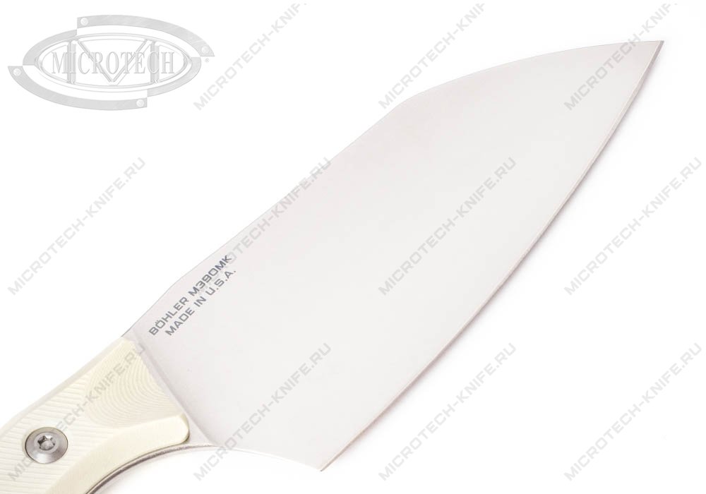 Нож Microtech Kitchen Santoku G-10 3200-10IV Ivory