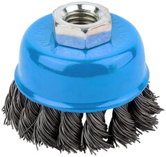 38951М Корщетка "тип чашка" стальная витая проволока, гайка М14 // 65 мм MOS